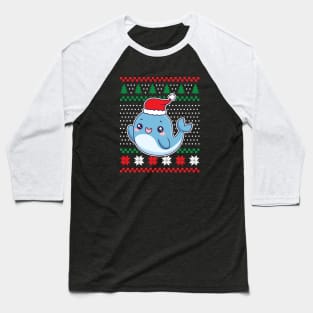 Ugly Christmas Sweaters Cute Whale Baseball T-Shirt